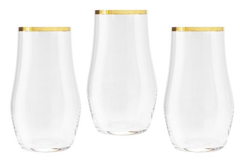Набор стаканов для воды Сабина золото 0,5 л, 6 шт Same, Италия