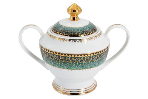 Чайный сервиз Бухара зелёный, 6 персон, 23 предмета Anna Lafarg Midori