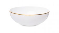 Тарелка обеденная Rosenthal Турандот 27 см, фарфор, белый, золотой кант