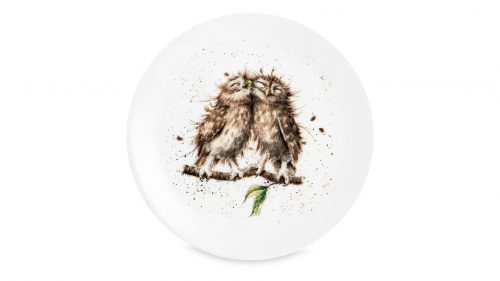 Набор тарелок закусочных Royal Worcester Забавная фауна Барсук, еж, лиса, сова 21 см, 4 шт