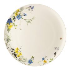 Тарелка обеденная Rosenthal Альпийские цветы 27 см, фарфор костяной
