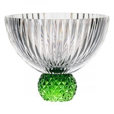 Чаша Cristal de Paris Шар 15 см, зеленая