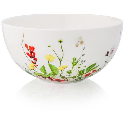 Салатник Rosenthal Дикие цветы 18 см, фарфор костяной