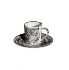 Чашка с блюдцем кофейная Tiger, 100 мл, WILD SPIRIT, Taitu
