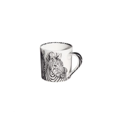 Чашка с блюдцем кофейная Zebra, 100 мл, WILD SPIRIT,  Taitu