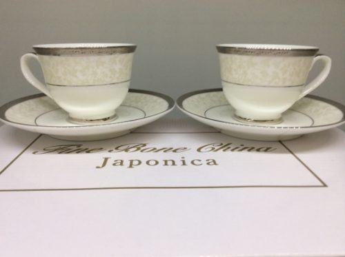 Набор кофейных пар 2шт Фреска Japonica, костяной фарфор, Япония