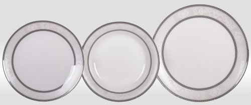 Набор тарелок Парадиз на 6 персон Japonica,  костяной фарфор, Япония