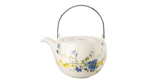 АКЦИЯ! Чайник Rosenthal Альпийские цветы 1,3л фарфор костяной