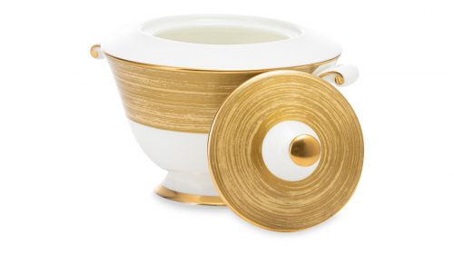 Сервиз чайный Narumi Золотой дуэт 6 персон, 21 предметов, костяной фарфор