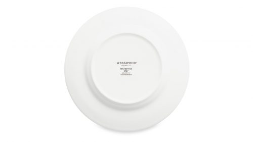 Тарелка обеденная Ренессанс Wedgwood 23 см, фарфор, серая