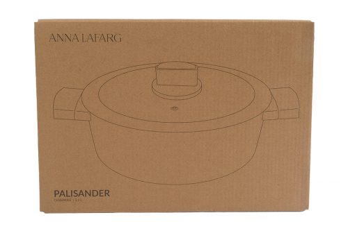 Кастрюля 20 см, 2,2 л, с крышкой, с покрытием, алюминий, молочная, Palisander, Индукция