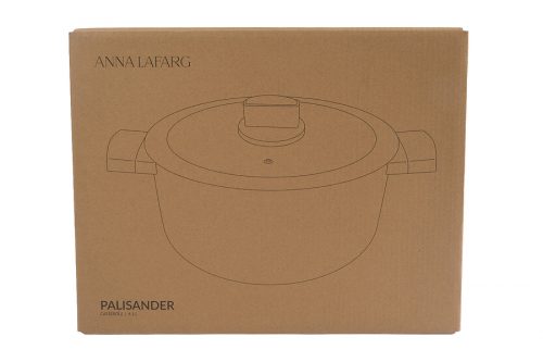 Кастрюля 24 см, 4,1 л, с крышкой, с покрытием, алюминий, молочная, Palisander, Индукция
