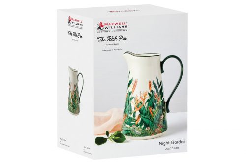 Кувшин 2,5 л, керамика, бело-зеленый, Ночной сад, Night Garden Foliage, Maxwell Williams