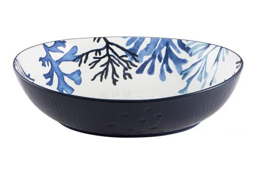 Салатник 32х26, 3л, Maxwell Williams, керамика, овальный, Синие кораллы, Blue Coral