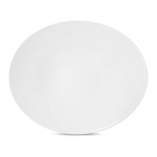 Блюдо овальное Decor de table Плиссе 31 см, фарфор костяной, п/к