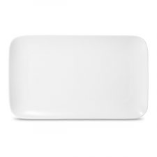 Блюдо прямоугольное Decor de table Плиссе 35,8х21,4 см, фарфор костяной, п/к