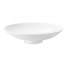 Блюдо на ножке-салатник Decor de table Плиссе 1,2 л, 26,1 см, фарфор костяной, п/к