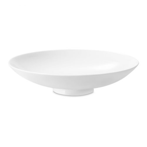 Блюдо на ножке-салатник Decor de table Плиссе 1,2 л, 26,1 см, фарфор костяной, п/к