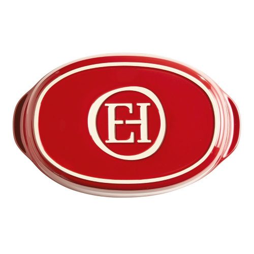 Форма для запекания овальная 34,5 см, цвет гранат, Emile Henry, Франция