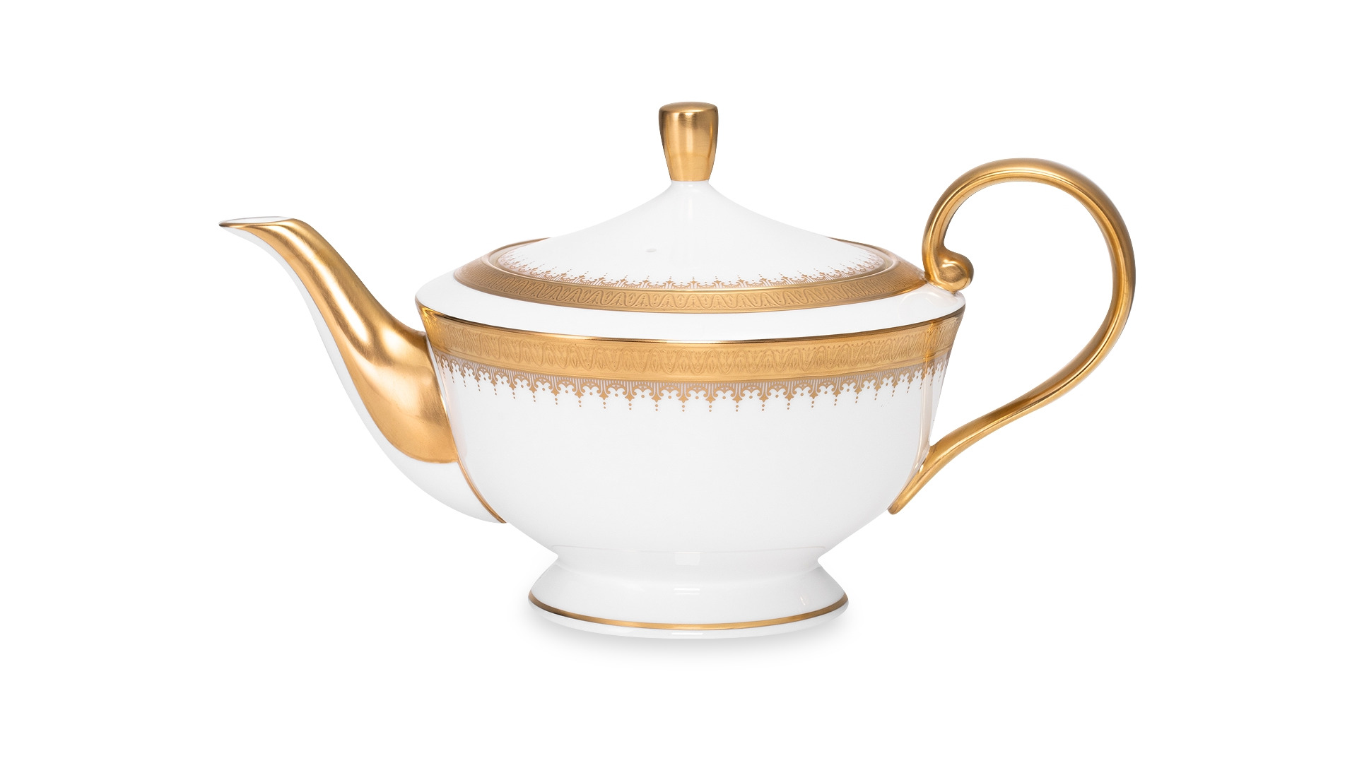Чайник заварочный 940 мл Наруми (Narumi ) Золотая монета, костяной фарфор Чайник заварочный 940 мл Наруми (Narumi ) Золотая монета, костяной фарфор
