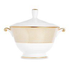 Сахарница Narumi Золотой алмаз 300 мл, фарфор костяной