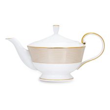 Чайник Narumi Золотой алмаз 940 мл, фарфор костяной