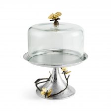 Блюдо на ножке с крышкой Michael Aram Butterfly Ginkgo, 24х30 см