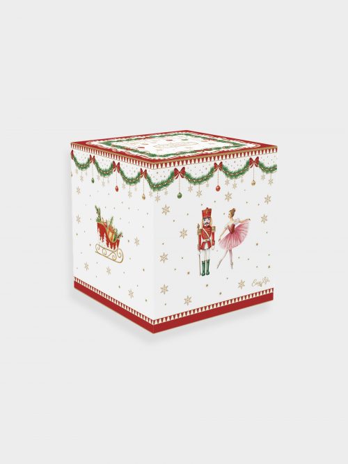 Банка для продуктов, фарфор Easy Life, Щелкунчик и фея, Magie de Noel