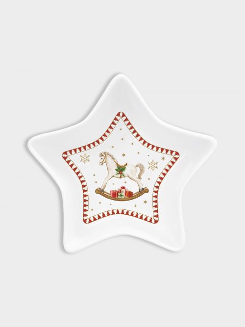 Салатник 15х5 см 250 мл, фарфор Easy Life, Щелкунчик и фея, Magie de Noel