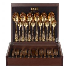 Набор столовых приборов на 6 персон 24 пред. Antique, Face, Португалия