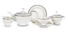 Чайный сервиз на 6 персон 21 предмет Narumi Платиновый ноктюрн, фарфор костяной Чайный сервиз на 6 персон 21 предмет Narumi Платиновый ноктюрн, фарфор костяной