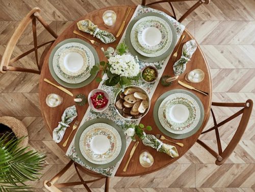Тарелка для пасты 26 см Моррис и Ко Фрукты, Spode, Англия