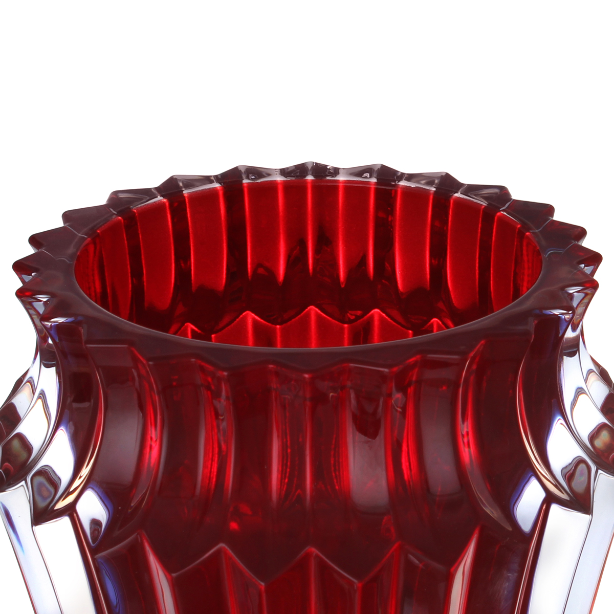 Ваза для цветов Crown Jewel, хрусталь, красная, Словения Ваза для цветов Crown Jewel, хрусталь, красная, Словения