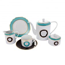 Сервиз чайный на 6 персон 21 предмет Camellia, фарфор, Португалия