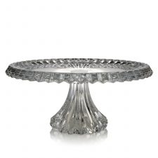 Тортница н/н 33см Crown Jewel, хрусталь, Словения