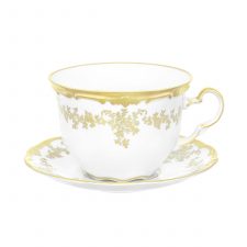 Чашка с блюдцем для каппучино 400 мл Кастэл, Weimar Porzellan, Германия