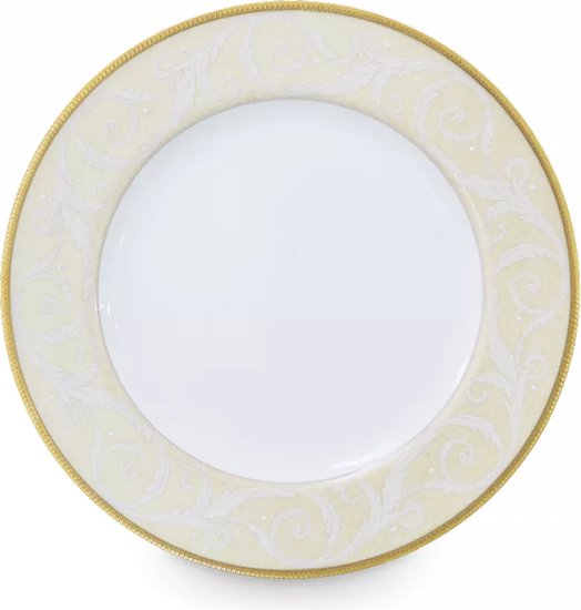 Тарелка суповая Narumi Золотой ноктюрн 23 см, костяной фарфор Тарелка суповая Narumi Золотой ноктюрн 23 см, костяной фарфор