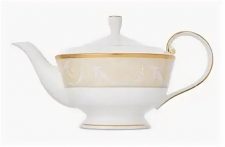 Чайник заварной Narumi Золотой ноктюрн 940 мл, костяной фарфор