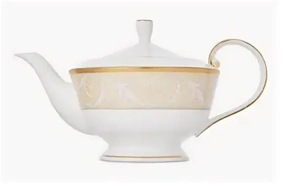 Чайник заварной Narumi Золотой ноктюрн 940 мл, костяной фарфор Чайник заварной Narumi Золотой ноктюрн 940 мл, костяной фарфор