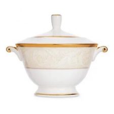 Сахарница Narumi Золотой ноктюрн 300 мл, костяной фарфор