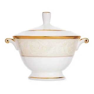 Сахарница Narumi Золотой ноктюрн 300 мл, костяной фарфор Сахарница Narumi Золотой ноктюрн 300 мл, костяной фарфор