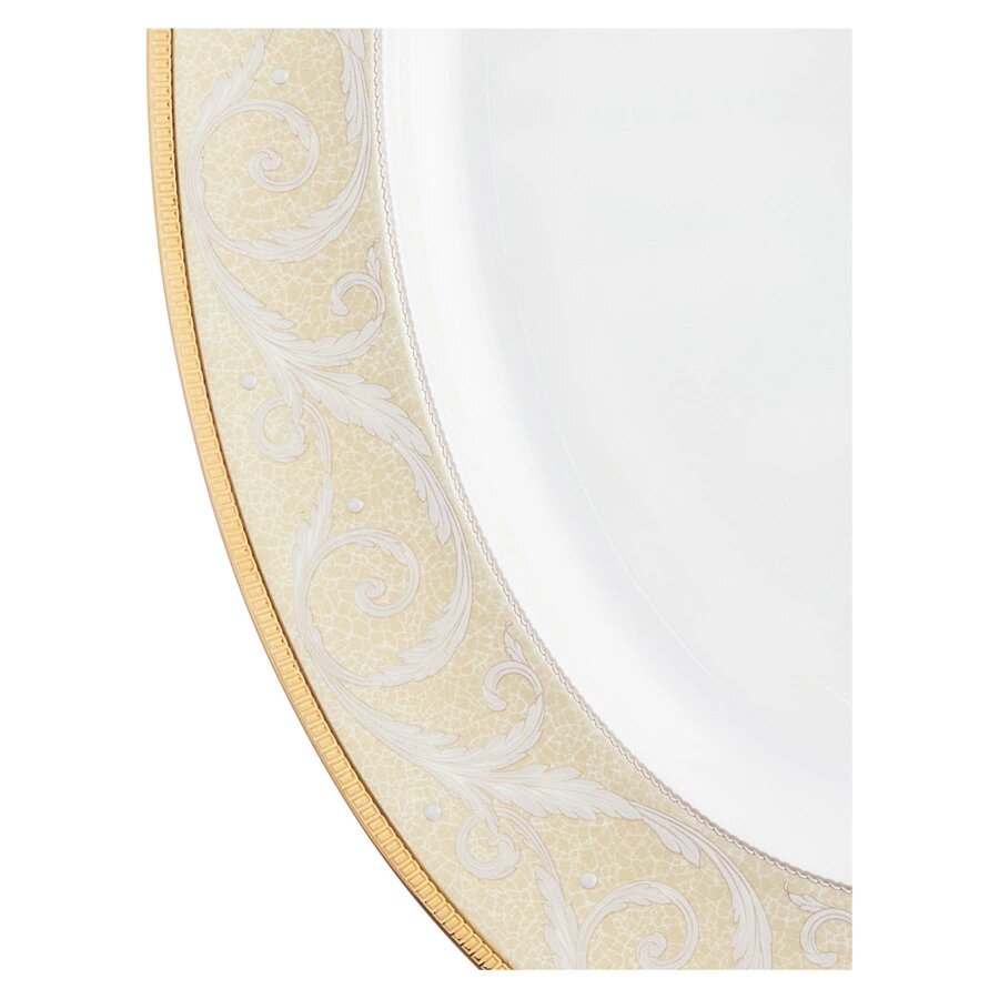 Тарелка закусочная Narumi Золотой ноктюрн 23 см, костяной фарфор Тарелка закусочная Narumi Золотой ноктюрн 23 см, костяной фарфор