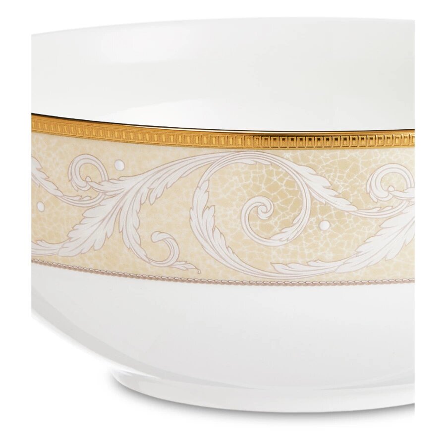 Салатник Narumi Золотой ноктюрн 22 см, костяной фарфор Салатник Narumi Золотой ноктюрн 22 см, костяной фарфор