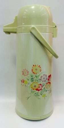 Термос с помпой и стеклянной колбой 2,5 литра Полевые цветы, Japonica (Япония)