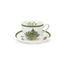 Чашка с блюдцем 200 мл Spode Рождественская ель, Англия