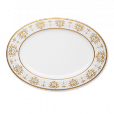 Блюдо овальное 43х31,5 см Narumi Золотая тиара, фарфор