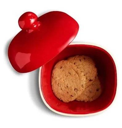 Банка для печенья 19 Х 21 Х 25 СМ 2,45 л, гранат, EMILE HENRY, Франция Банка для печенья 19 Х 21 Х 25 СМ 2,45 л, гранат, EMILE HENRY, Франция