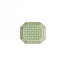 Блюдо 12х15 см Rosenthal Swarovski Сигнум, зеленый, Германия