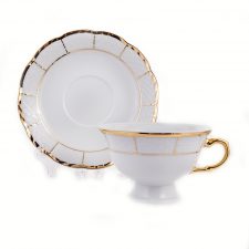 Набор чайных пар 160 мл на 6 персон, 12 пред. Менуэт, Thun, Чехия