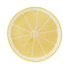 Блюдо круглое 33 см Bordallo Pinheiro Лимон, керамика, Португалия